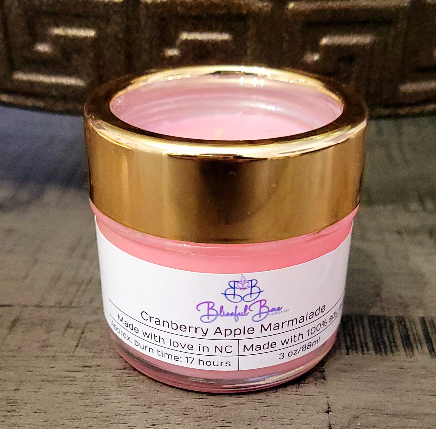 Cranberry Apple Marmalade Soy Candle