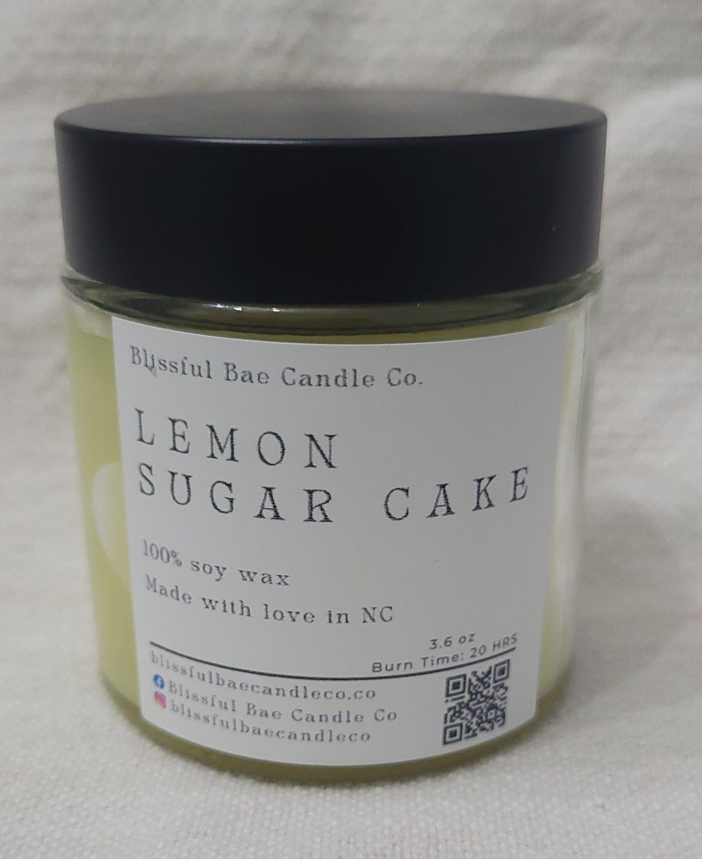 Lemon Sugar Cake Soy Candle