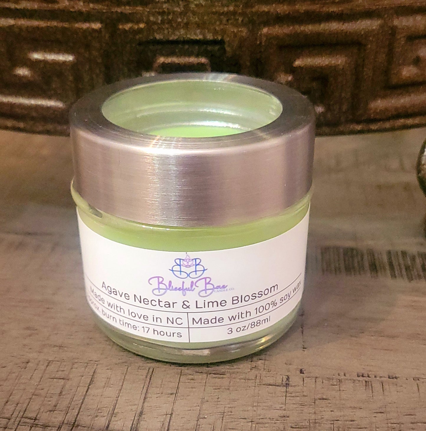 Agave Nectar & Lime Blossom Soy Candle