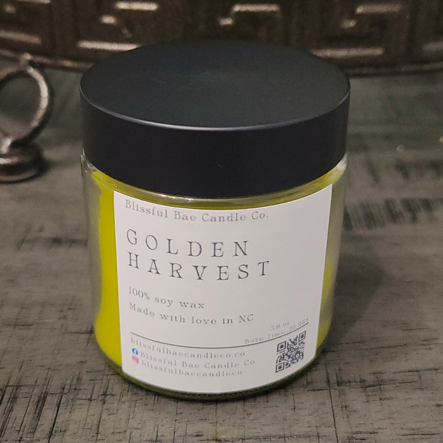 Golden Harvest Soy Candle