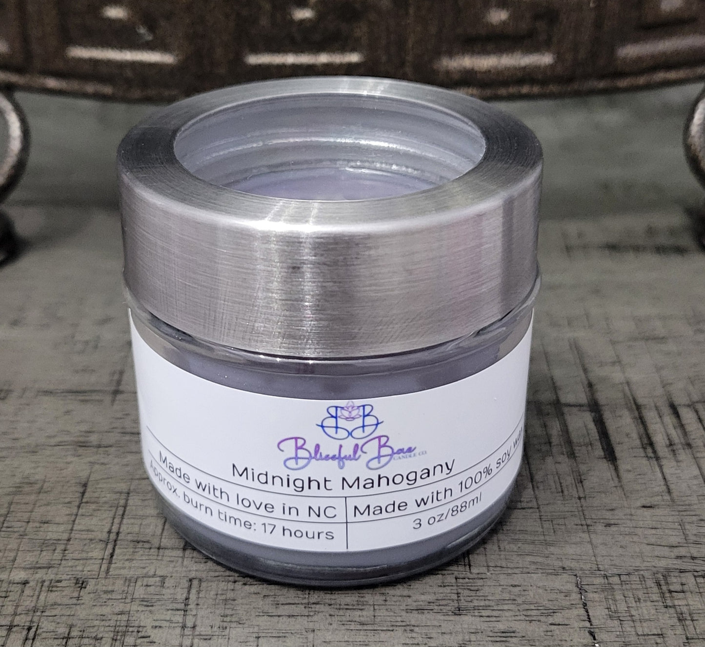 Midnight Mahogany Soy Candle