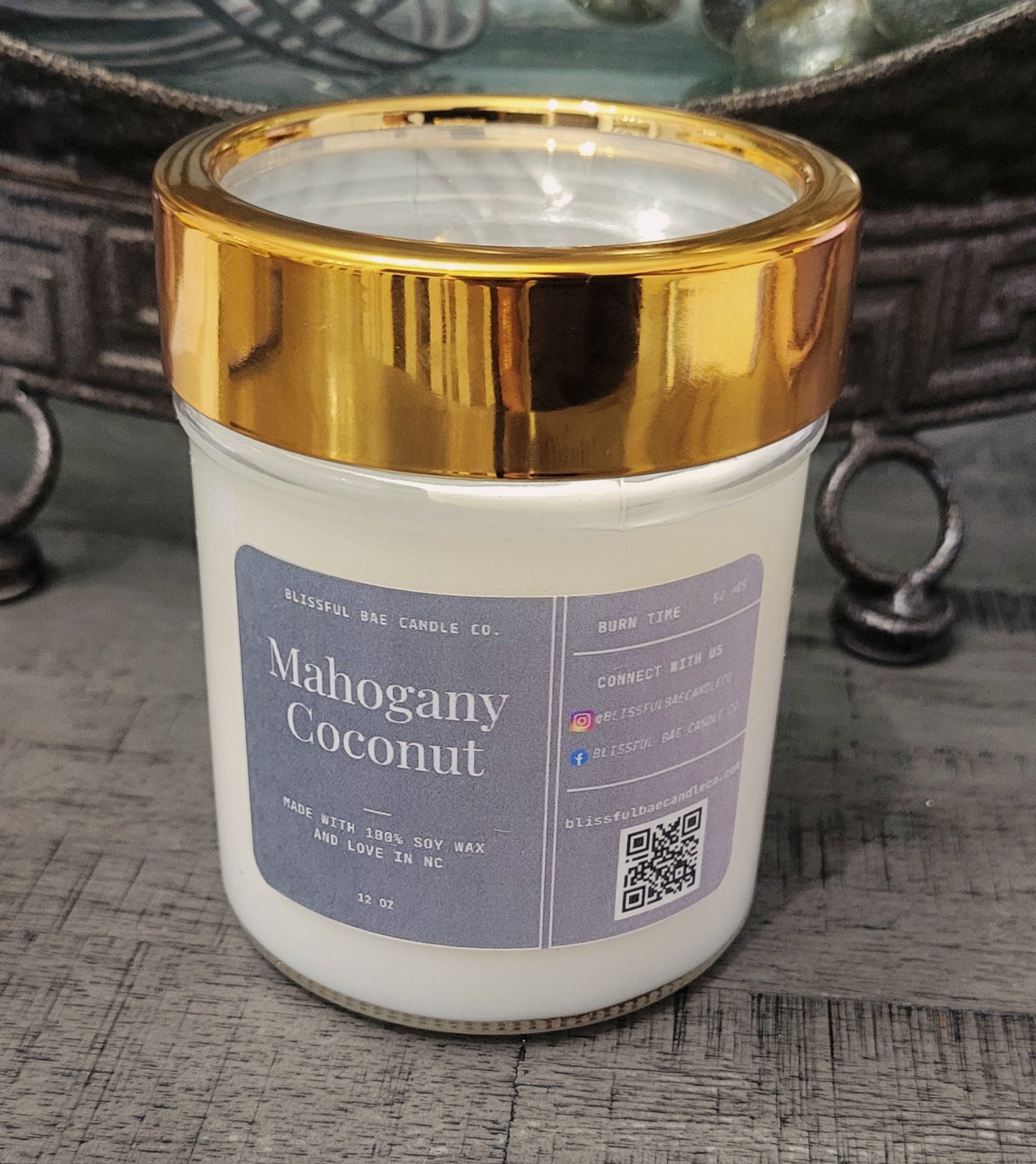 Mahogany Coconut Soy Candle