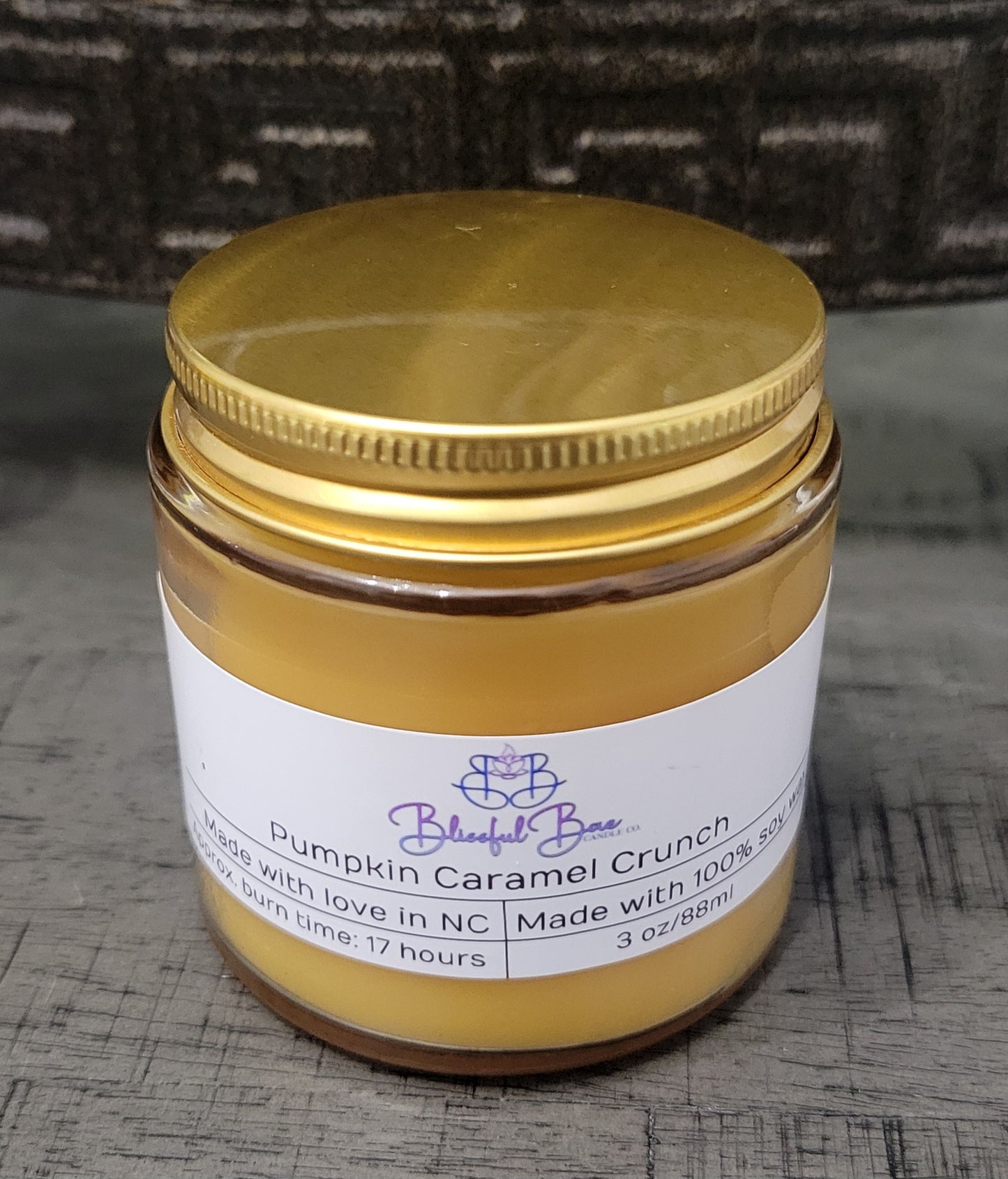 Pumpkin Caramel Crunch Soy Candle