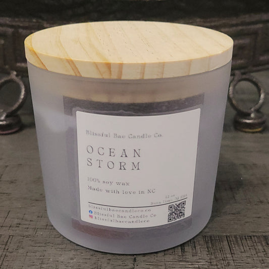 Ocean Storm Soy Candle