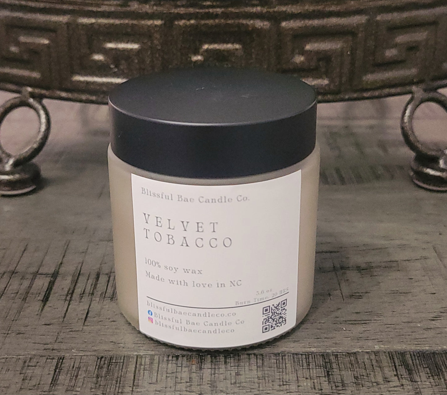 Velvet Tobacco Soy Candle