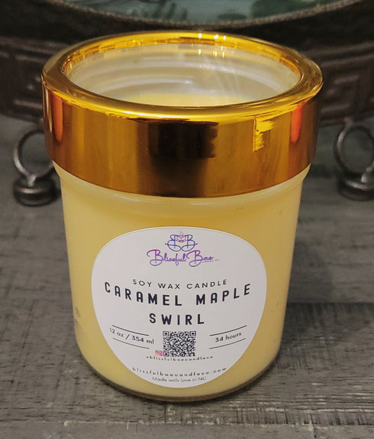 Caramel Maple Swirl Soy Candle