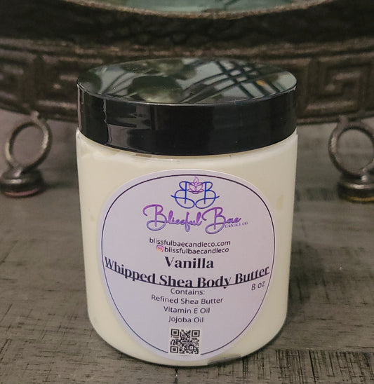 Vanilla Whipped Shea Body Butter (8 oz)