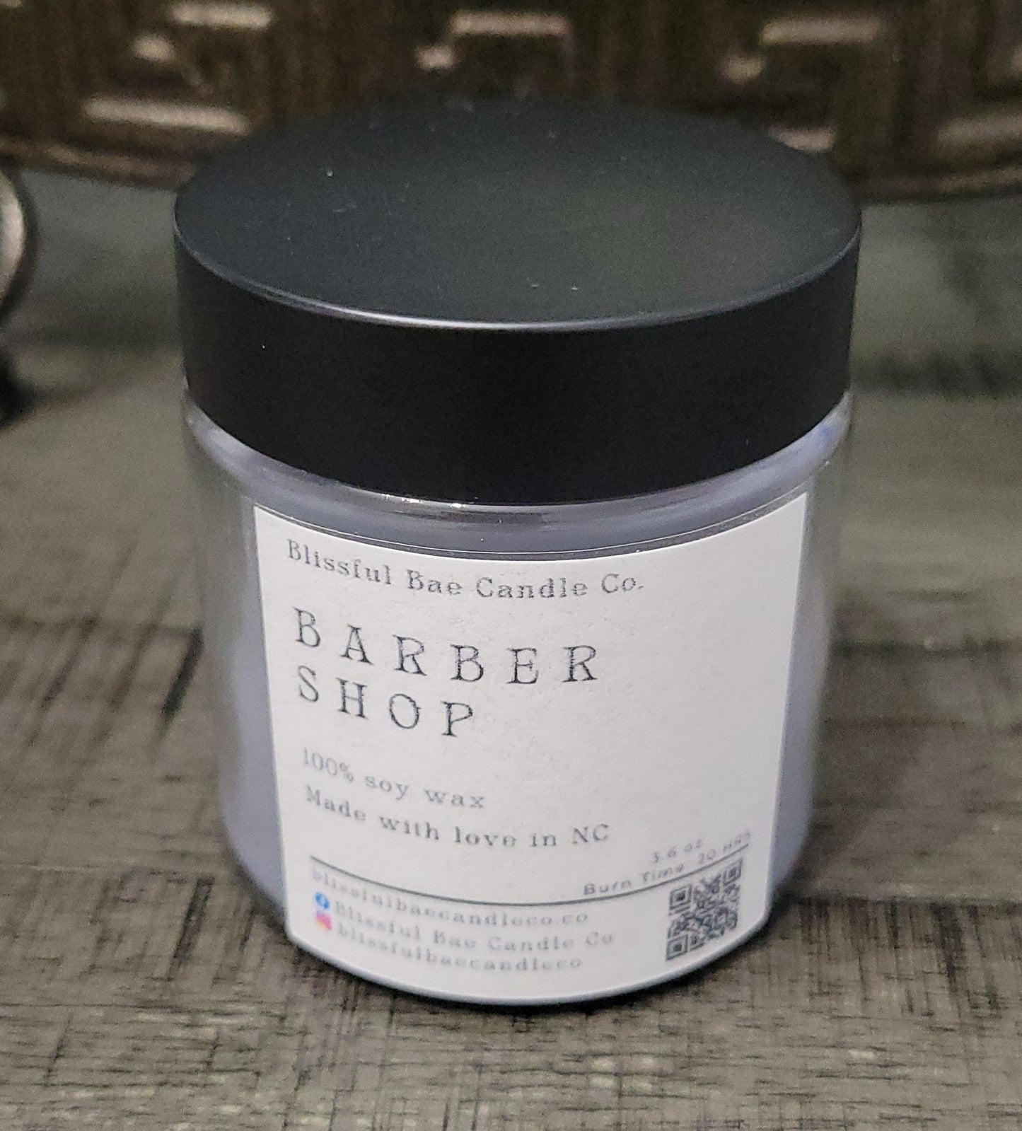 Barber Shop Soy Candle