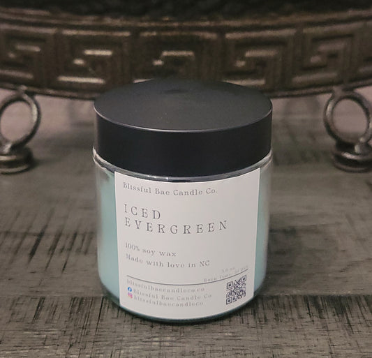 Iced Evergreen Soy Candle