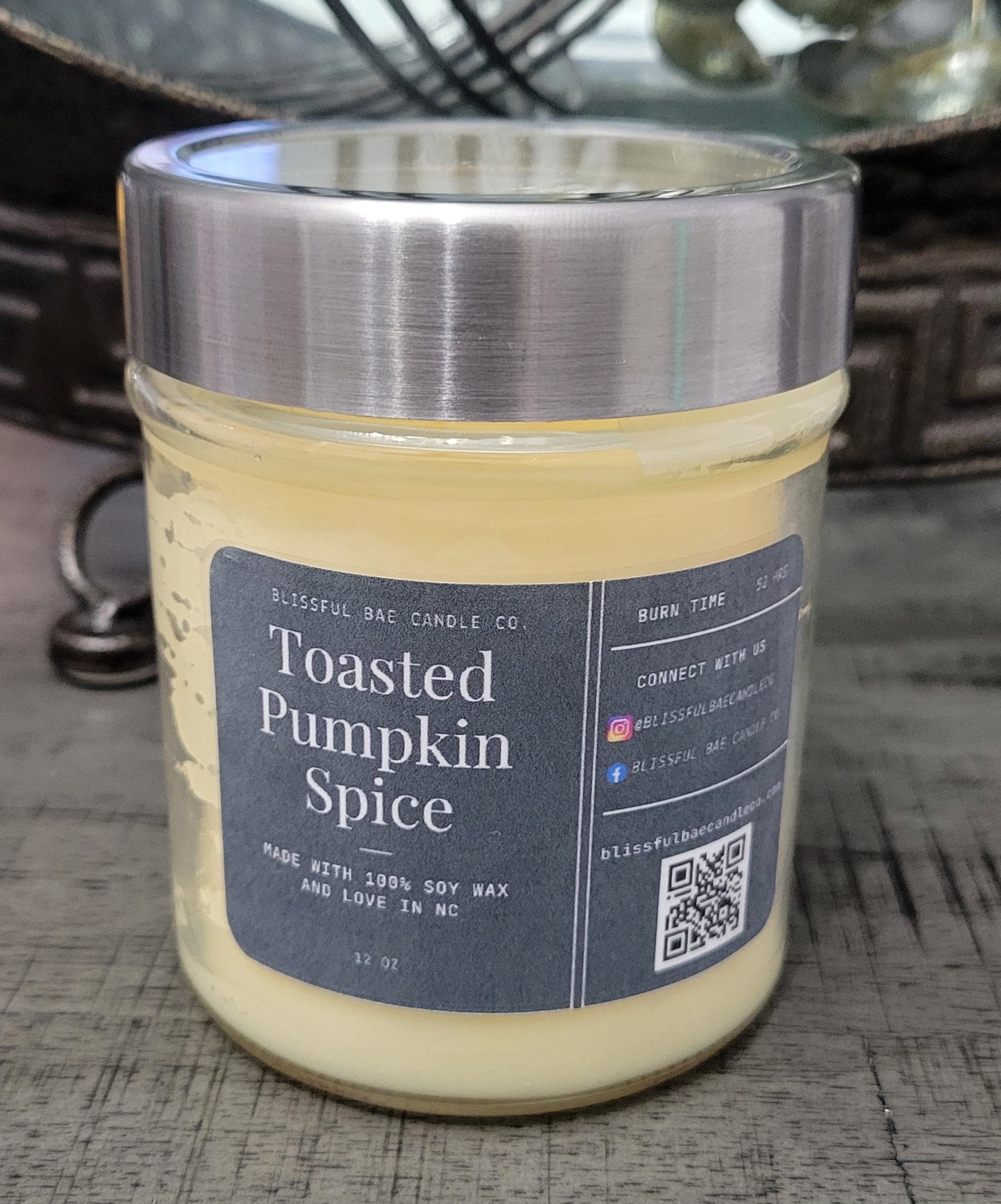 Toasted Pumpkin Spice Soy Candle
