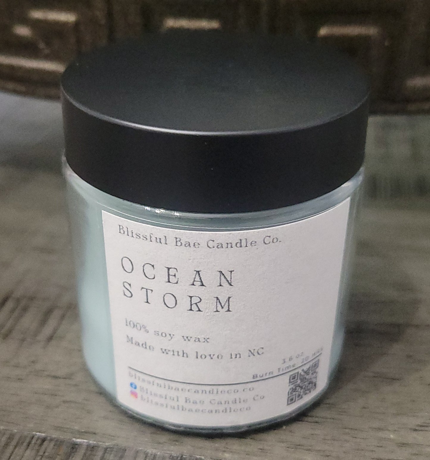 Ocean Storm Soy Candle