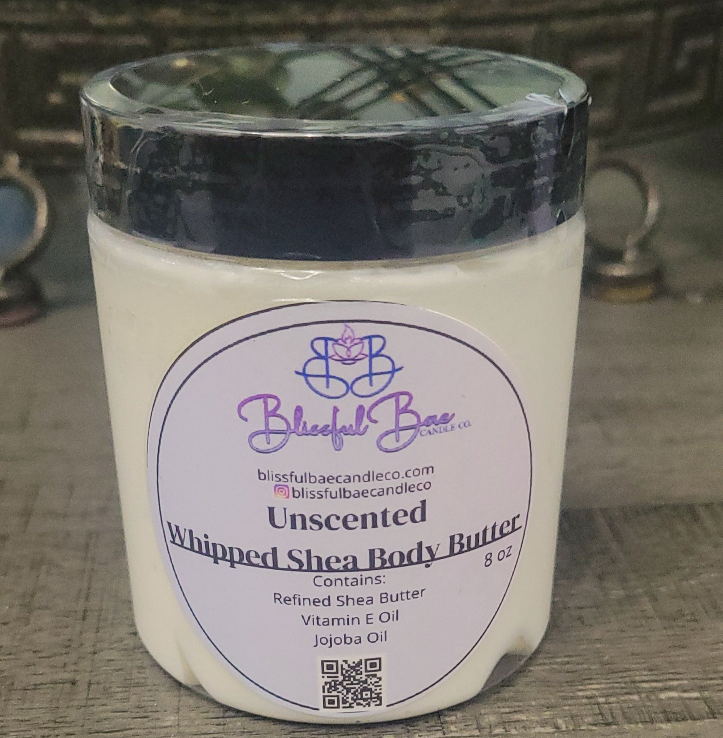 Unscented Whipped Shea Body Butter (8 oz)