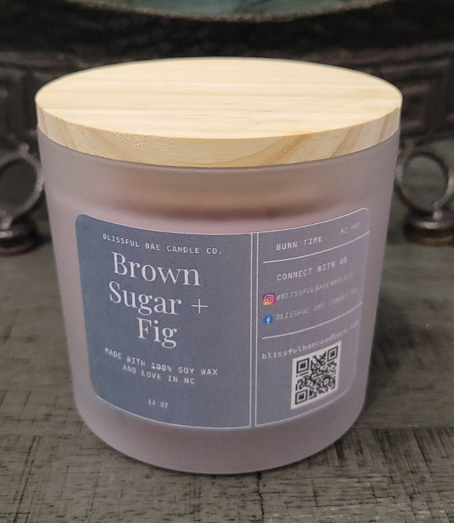 Brown Sugar + Fig Soy Candle
